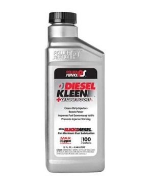 Power Service 3025-12 Diesel Kleen+Cetane Boost 32oz Bottle (12 Pack)
